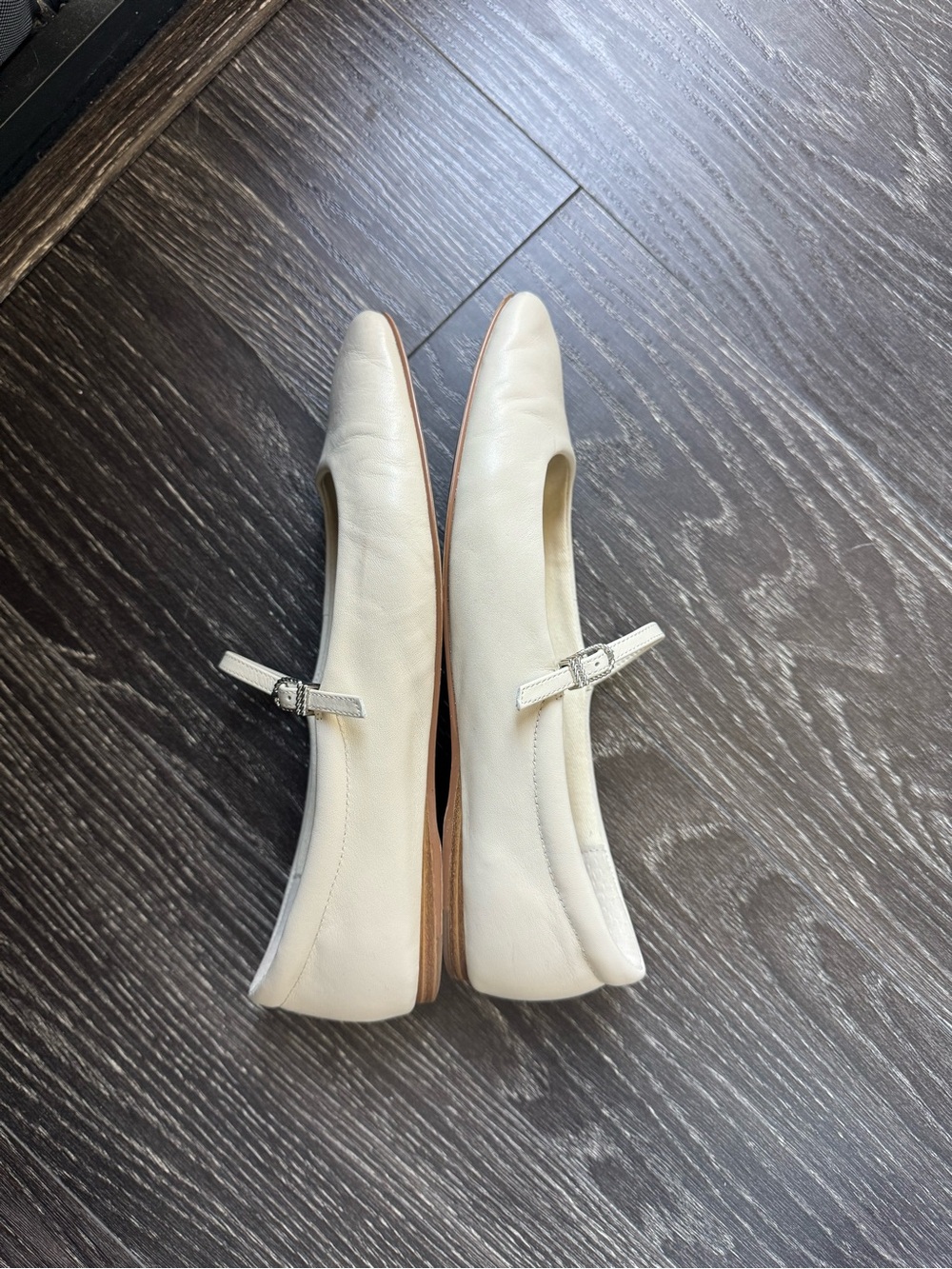 Dolce Vita Reyes Cream Mary Jane Ballet Flats - Picture 4 of 5